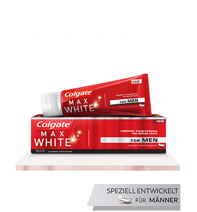 Max White Mundwasser von Colgate für sofort weißere Zähne