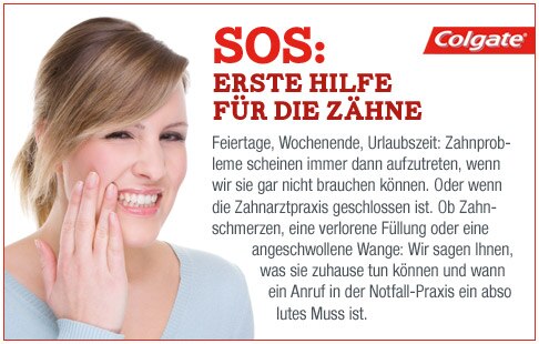 SOS: Erste Hilfe für die Zähne