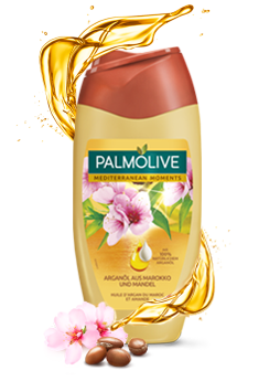 Palmolive Mediterranean Moments Arganöl aus Marokko und Mandel Duschgel