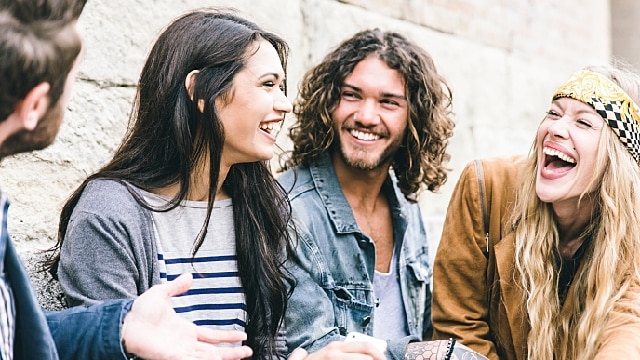 Aphte auf den Mandeln