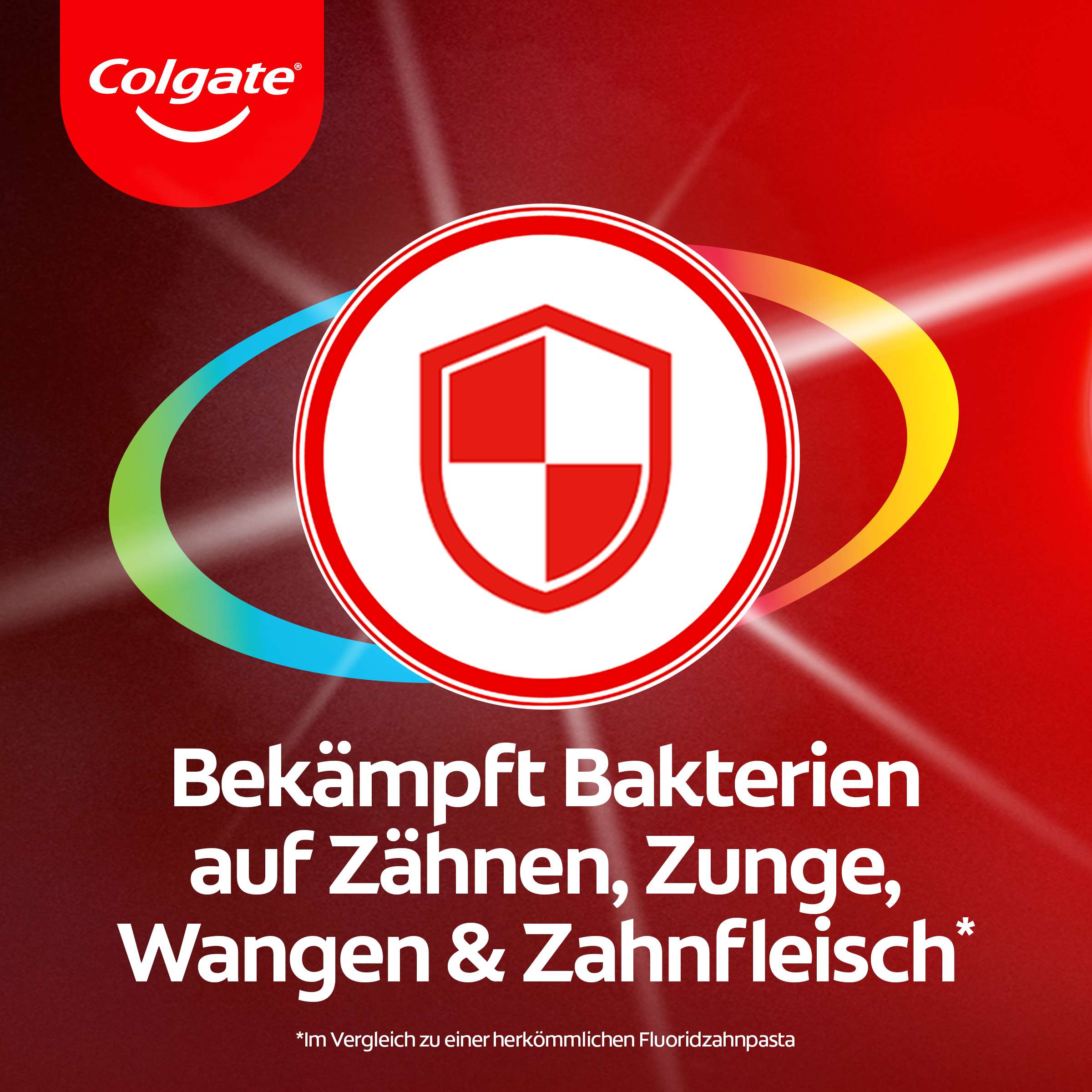 Bekampft Bakterien auf Zahnen, Zunge, Wangen & Zahnfleisch*