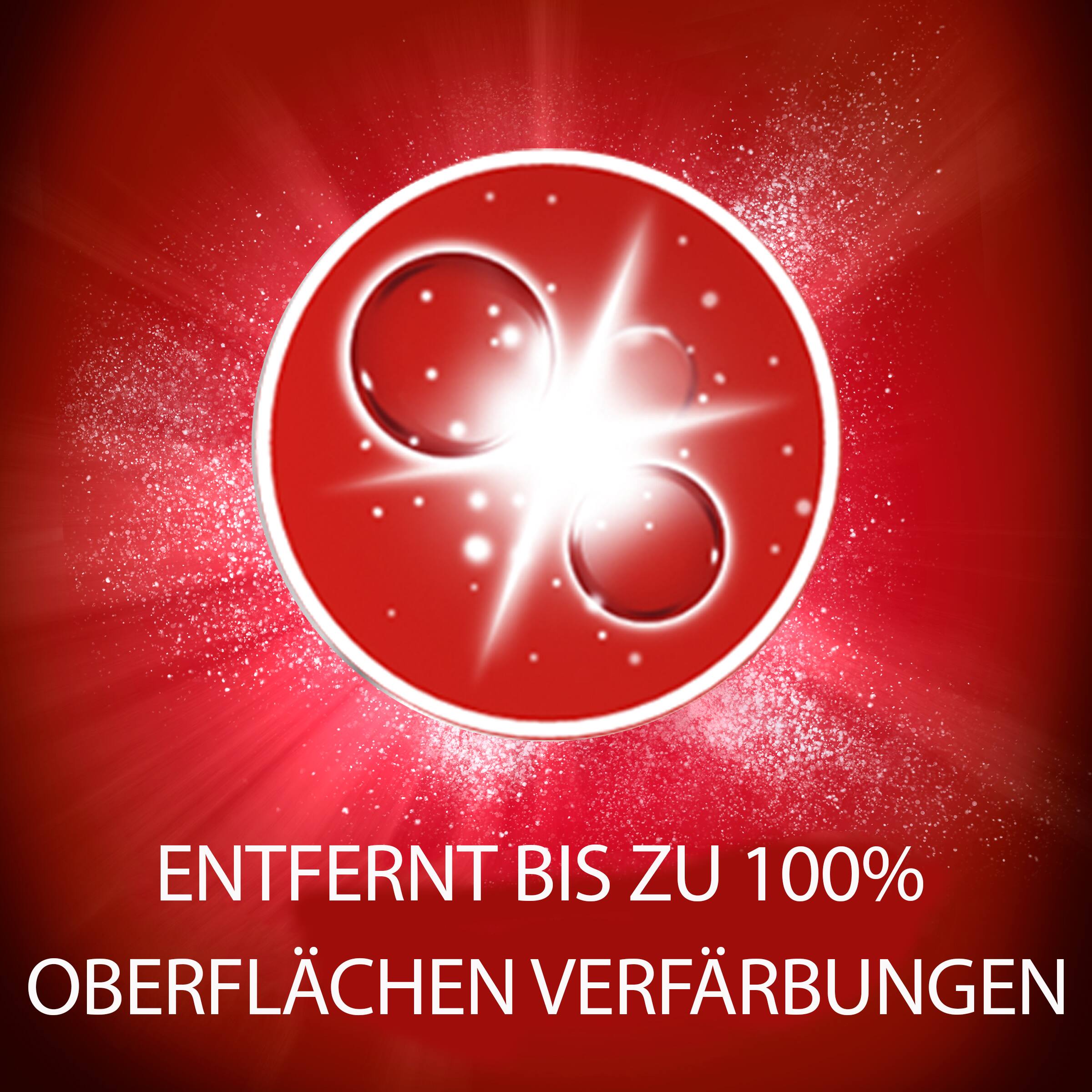 Entfernt bis zu 100% oberflachen verfarbungen