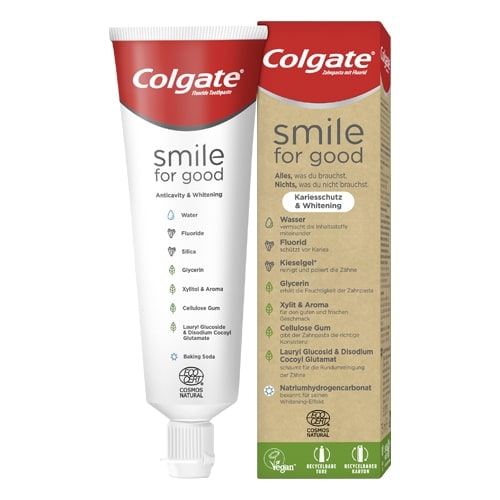 Colgate® Smile For Good Kariesschutz & Whitening Zahnpasta