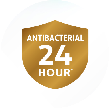 24 Stunden antibakterieller Schutz